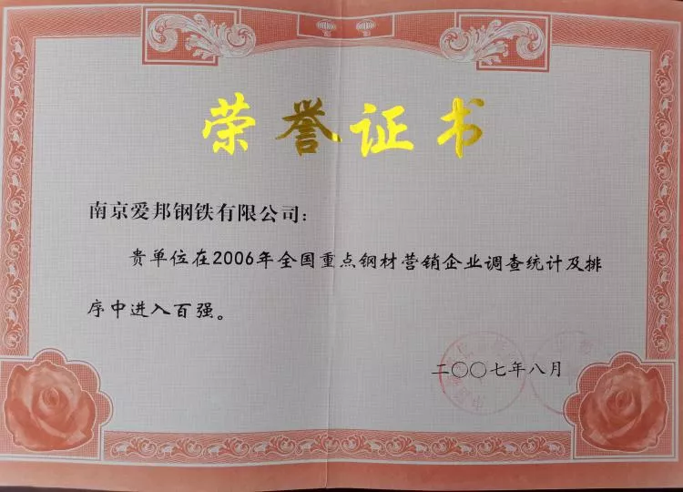 2007年八百强